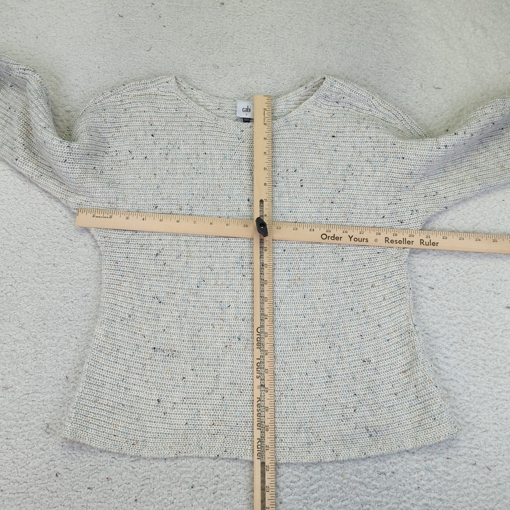 Cabi Womens Sweater‎ Knit Pullover Multicolor Textured Long Sleeve Size Small S - Picture 9 of 9